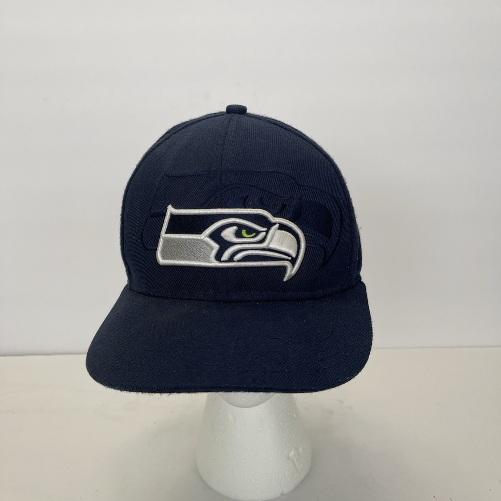 Seattle Seahawks NFL New Era Adult Mens Fitted Size 7 1/2 New Era 59fifty